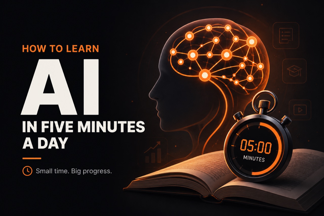 How to learn AI in five minutes a day